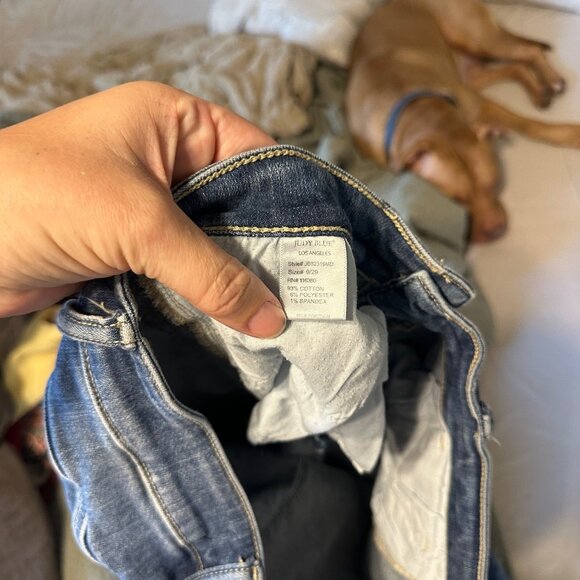 Judy Blue High Rise Button Fly Skinny Fit Cotton Casual Comfortable Jeans - Picture 11 of 11